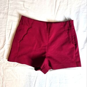 Candie's Womens Red Shorts Size 1, Zipper Closure
